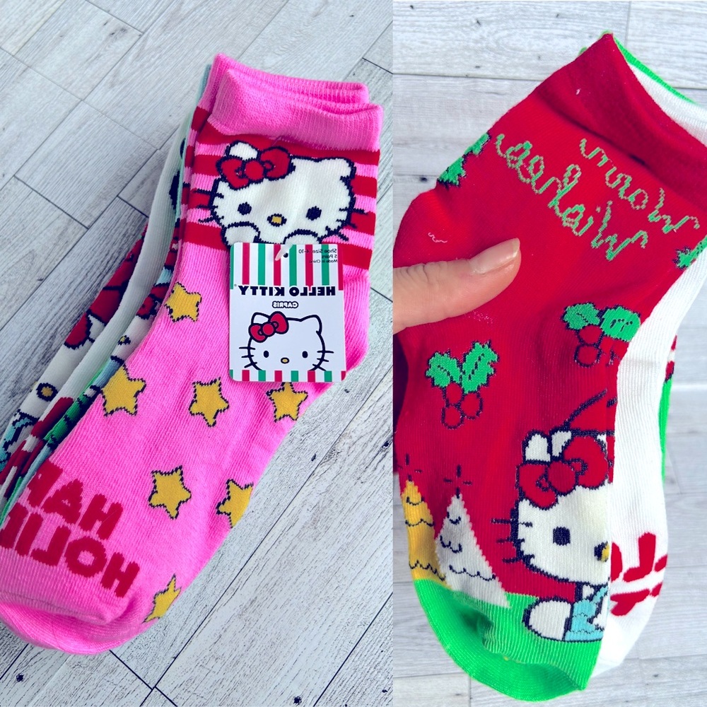 Christmas Hello Kitty Socks